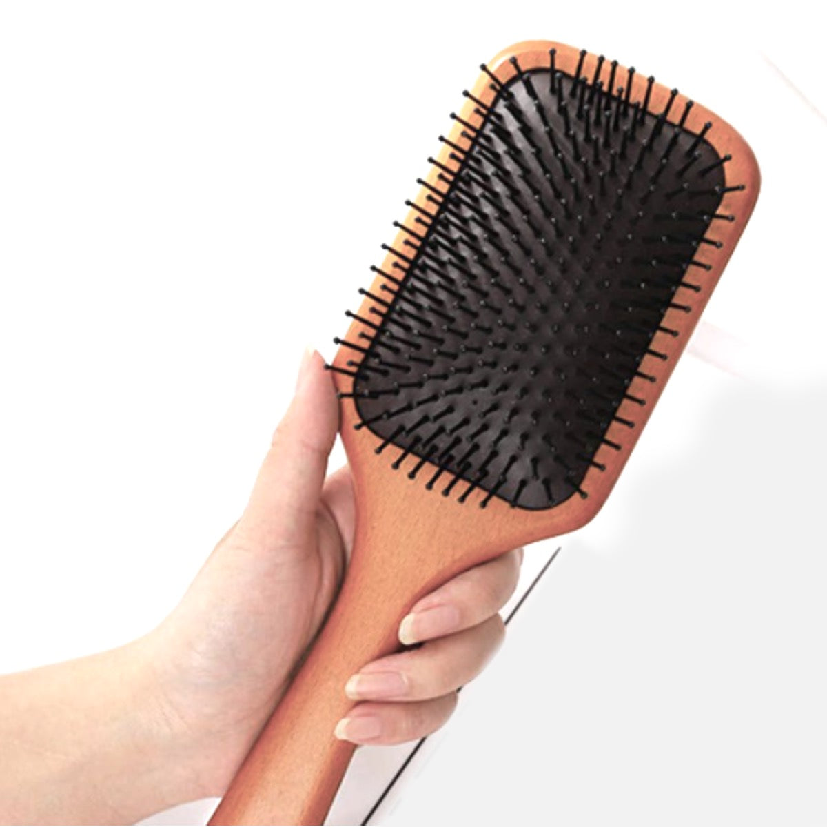 Wood Hair Brush  Organic shampoo, salon approved, plant-based,  family-owned